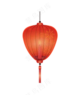 矢量手绘中国挂饰,免抠元素