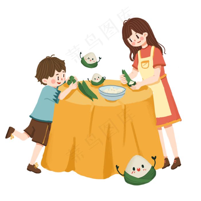 端午节包粽子系列二