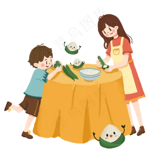 端午节包粽子系列二