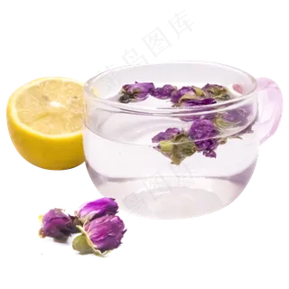 美容柠檬玫瑰花茶