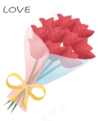 情人节2.14玫瑰花束