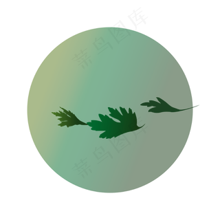 端午节艾草装饰图