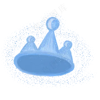 冰雪女神美丽王冠,免抠元素