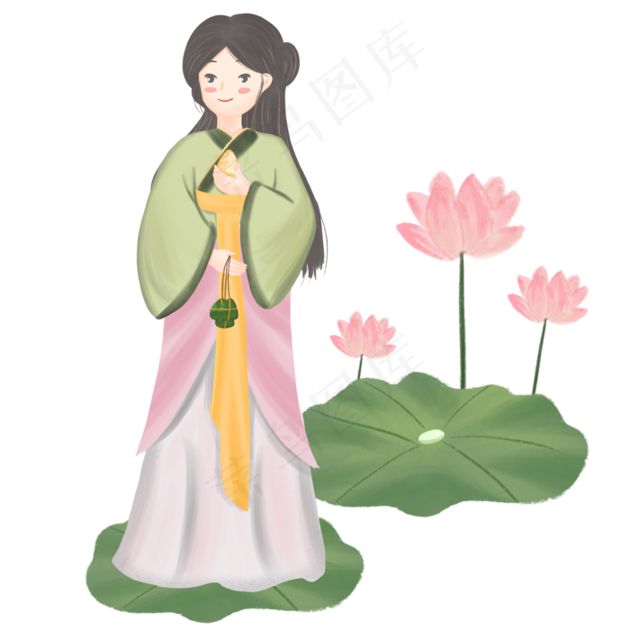 端午节快乐的插画