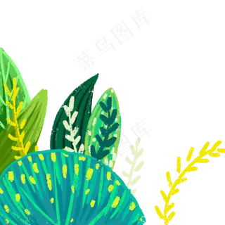 卡通春天植物下载