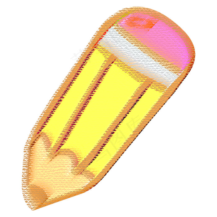 儿童节铅笔装饰(2000*2000px 300 dpi )ai矢量模版下载
