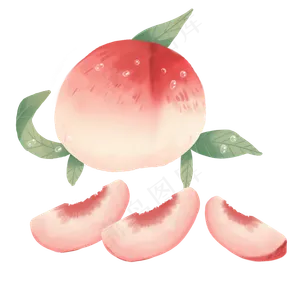 新鲜水果水蜜桃