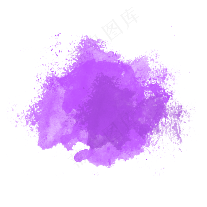 紫色矢量水彩图案