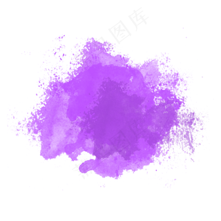 紫色矢量水彩图案