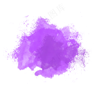 紫色矢量水彩图案