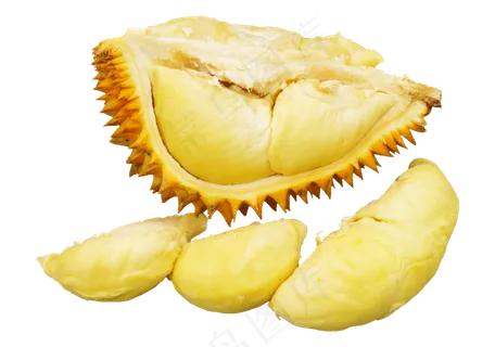 黄色榴莲果肉
