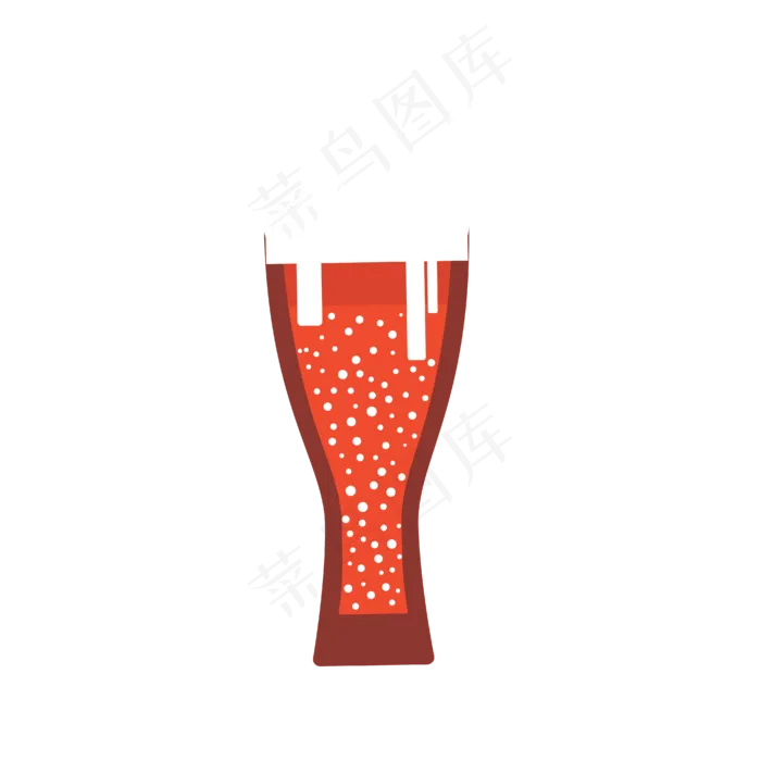 矢量手绘卡通汽水杯,免抠元素(4167*4167px 300 dpi )ai矢量模版下载