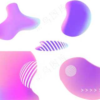 618彩色流体渐变618炫彩流