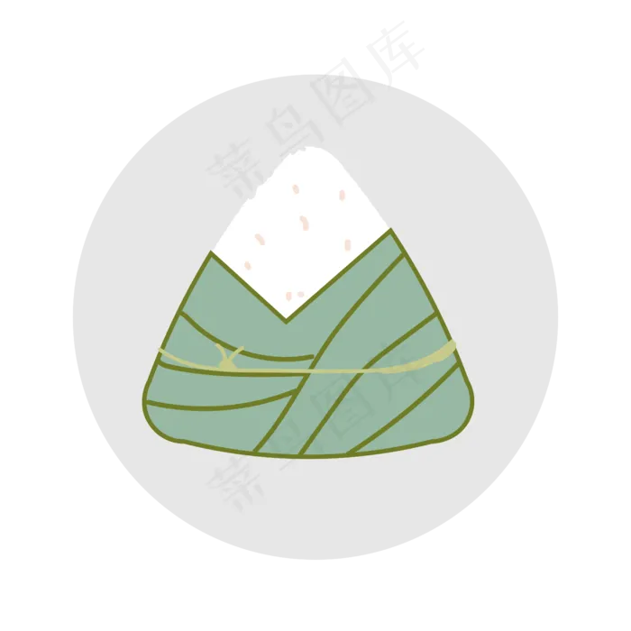 端午节粽子装饰矢量元素(5000*5000px 300 dpi )ai矢量模版下载