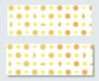 夏日柠檬矢量文艺banner