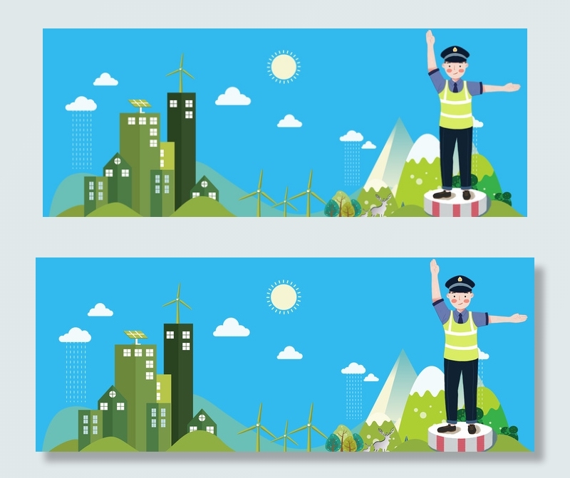 招聘会卡通童趣banner