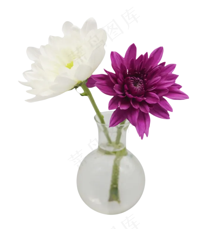 鲜花花束花瓶(2500X2500(DPI:300))psd模版下载