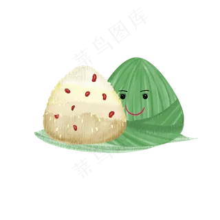 端午节卡通手绘粽子表情