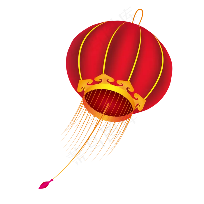 之斜面矢量灯笼,免抠元素(2000*2000px 300 dpi )ai矢量模版下载