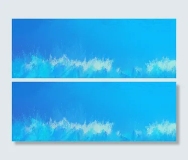 水彩喷溅海洋蓝背景背景图片素材,背景元素