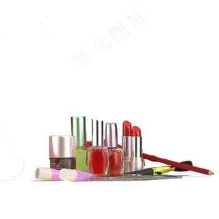 红色的指甲油免抠图