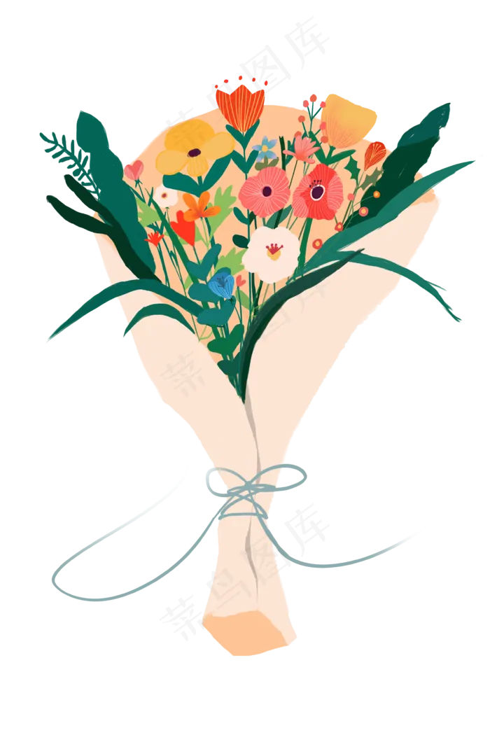 鲜花花束,免抠元素(3545X5315(DPI:400))psd模版下载