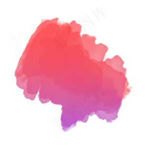 矢量动感笔刷墨迹图