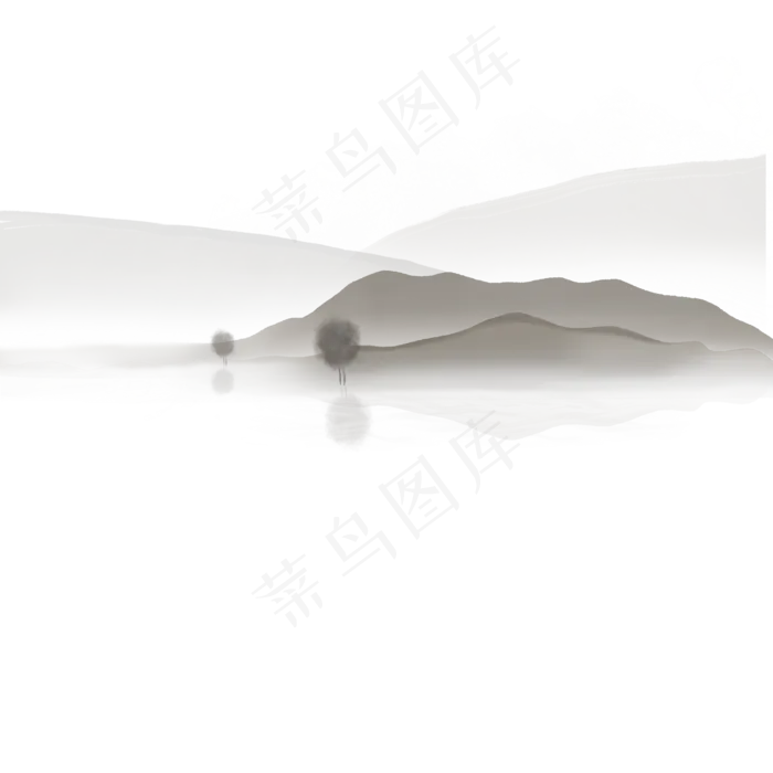 中国风水墨画山水
