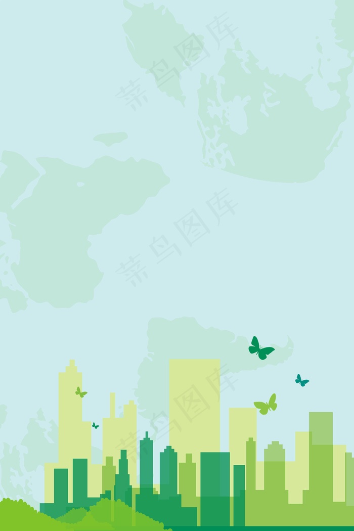 环保一小时背景素材