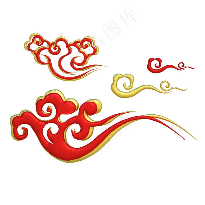 国潮中国风祥云(2000X2000)