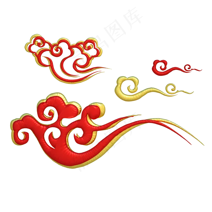 国潮中国风祥云(2000X2000)