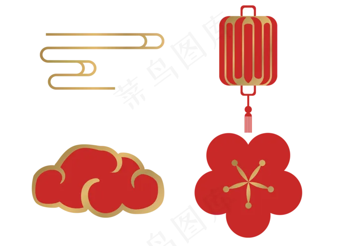 春节灯笼,免抠元素(2181X1539(DPI:300))psd模版下载