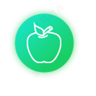 卡通苹果图标下载