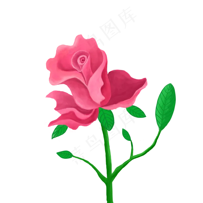 玫瑰花装饰图案