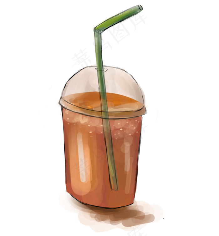 夏季奶茶饮料(2000X2158(DPI:299))psd模版下载