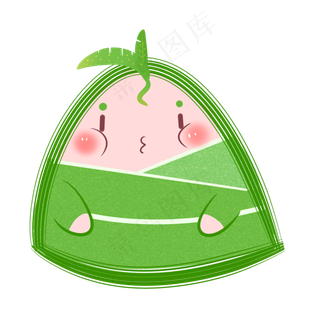 端午节可爱粽子拟人化表情包