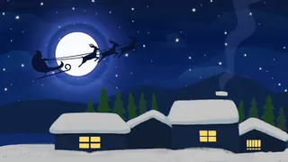 圣诞节到了圣诞老人来了