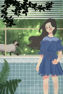 夏天小长假家文艺女孩 夏天小长假家文艺女孩