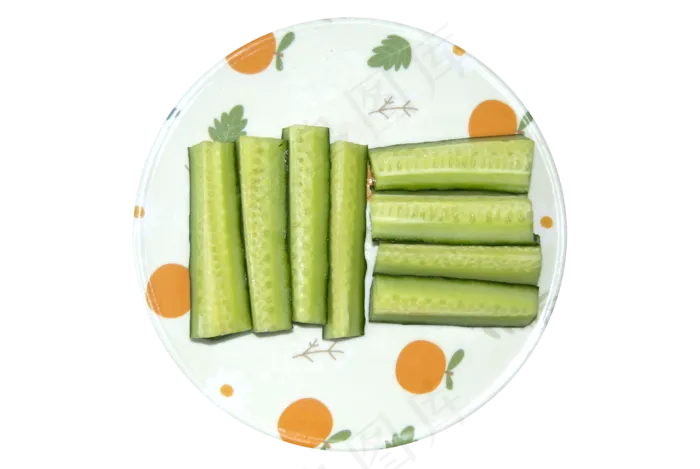 食物水果蔬菜黄瓜摆盘(3872*2592px 300 dpi )