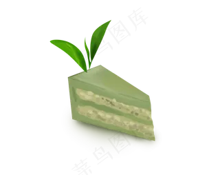 暑假手绘抹蛋糕素材