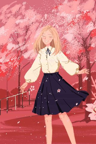 樱花赏樱花春天花开桃花开春季粉色