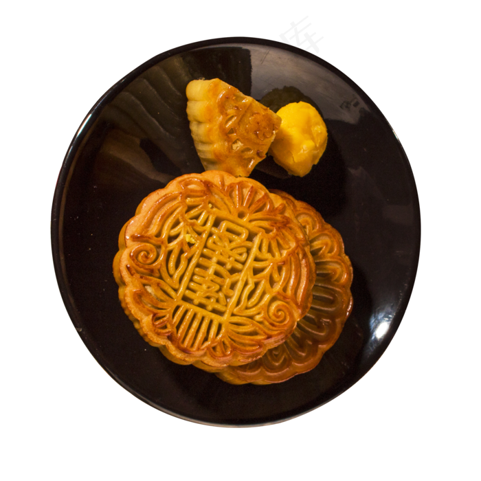 新鲜的月饼免抠图(2000*2000px 300 dpi )psd模版下载