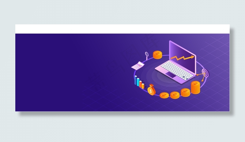 简约大气金融货币背景海报下载