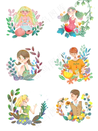 处暑系列人物设计