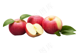 红色苹果食物,免抠元素