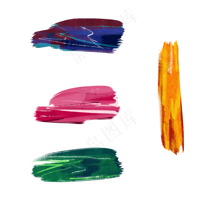 油画笔刷笔触合集