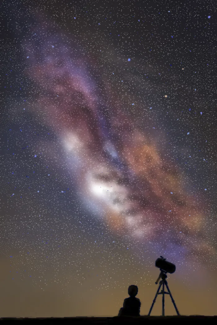 绚丽璀璨的云朵星空(3545X5315(DPI:300))psd模版下载