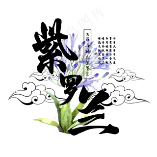 古风百花系列之紫罗兰