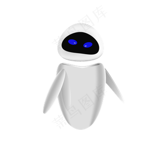 AI机器人矢量素材可商用元素,免抠元素