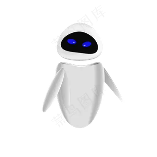 AI机器人矢量素材可商用元素,免抠元素